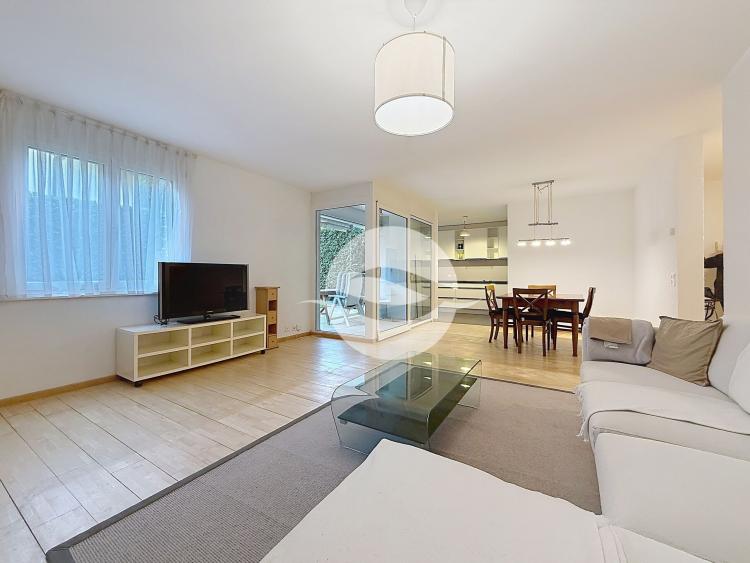 3.5 pièces meublé avec jardin