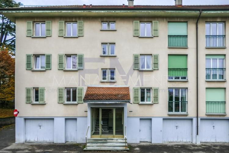 Meyrin Village – Rue Virginio-Malnati - Appartement rénové – 3 pièces – env. 41 m² avec balcon