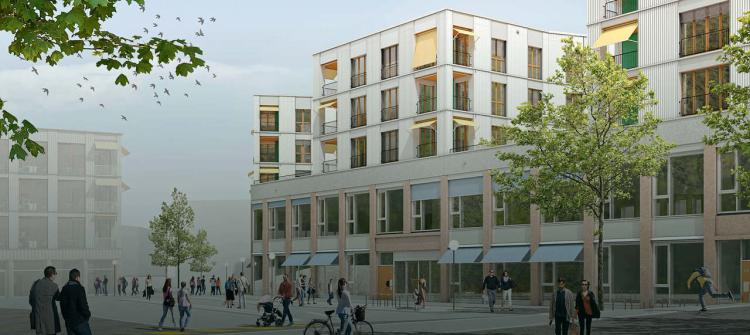 1B-201 - Spacieux 3,5 pièces avec terrasse privative et balcon, orienté côté lac