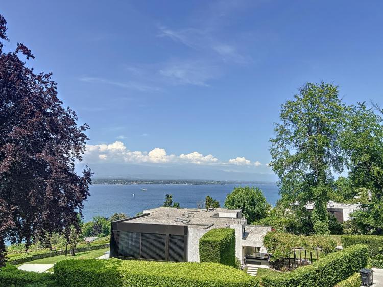 Cologny - Magnifique appartement meublé de standing avec vue sur le lac