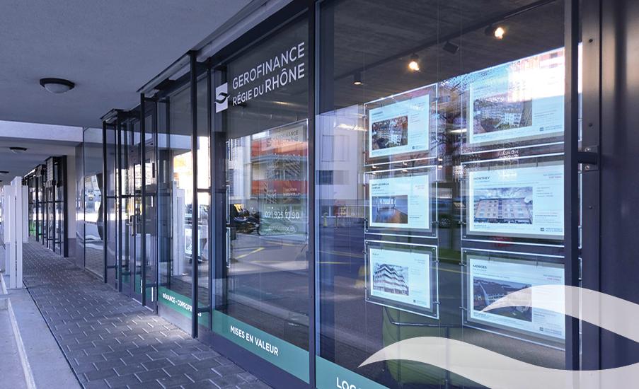 Agence immobilière à Vevey - Gerofinance - Régie du Rhône